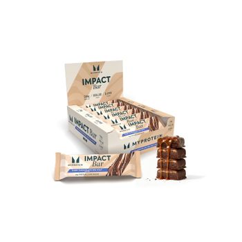 Barrita Impact Protein - 12 x 64g - Chocolate Negro con Sal Marina