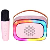 altavoces trevi karaoke inalambricos y alambricos 10 w con microfono y led