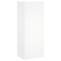 mueble de tv de pared madera ingenieria blanco 405x30x102 cm vidaxl
