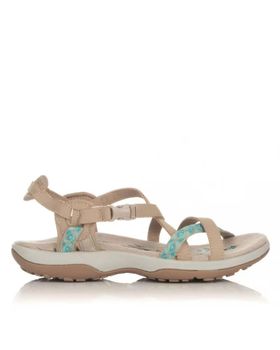 de SKECHERS SANDALIAS PLANAS REGGAE SLIM TAUPE 40955 MARRóN