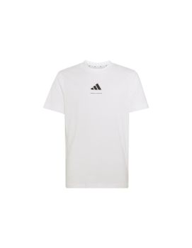 Camiseta adidas Slogan single Infantil Blanco