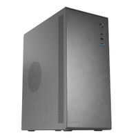 tacens novax caja pc ultracompacta micro-atx diseno totalmente metalico ultrarresistente 1x ventilador trasero 80mm caja minitorre con amplia capacidad interna caja profesional en negro o blanco