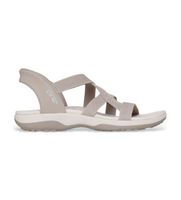skechers para mujer 163460 sandalias reggae slim - stretch flex taupe 39 plano ninguno casual