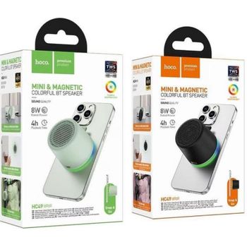 Altavoces Hoco Compactos Bluetooth 8W con batería y módulo magnético