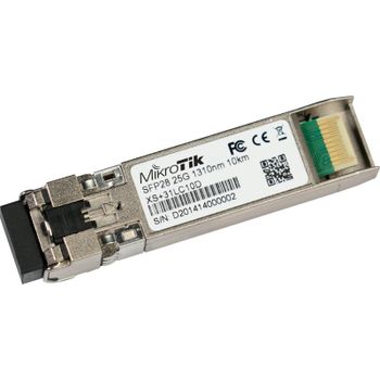 Mikrotik XS+31LC10D Red Módulo Transceptor Fibra óptica 25000 Mbit/s SFP28 1310 nm