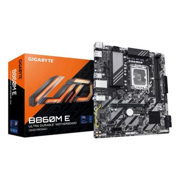 Placa Base GIGABYTE B860M E Intel B860 LGA1851 DDR5 Micro ATX sin WiFi RAID RGB