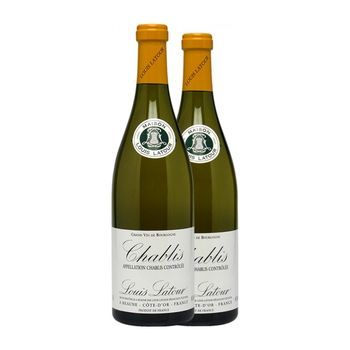 Louis Latour Vino Blanco Chablis Bourgogne 75 Cl 12% Vol. (pack De 2 Unidades)