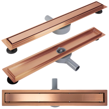Drenaje Lineal Rea Neox Pro 600 Brush Copper