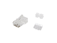 kit 100 conectores rj45 equip categoria 6a 121146