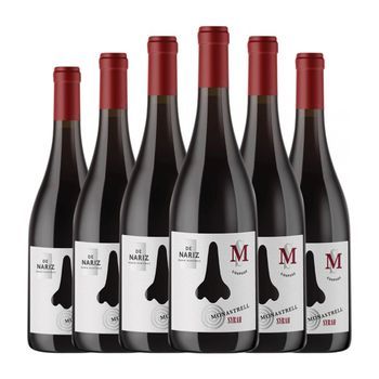 De Nariz Vino Tinto Coupage Monastrell Syrah Yecla 75 Cl 14.5% Vol. (pack De 6 Unidades)