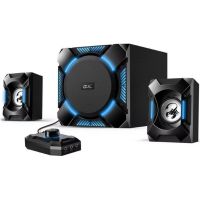 altavoces genius pc con cable 21 canales 36w negro y azul
