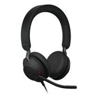 jabra evolve2 40 se auriculares alambrico diadema oficinacentro de llamadas usb type-c  usb type-a negro