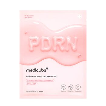 Medicube Cosmética Facial Pdrn Pink Vita Coating Mask Mascarilla Facial