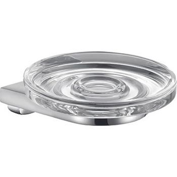 Jabonera Keuco Collection Moll Con Cuenco De Cristal Auténtico Cromado, 12755019000