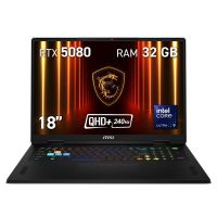 portatil msi vector 18 hx ai a2xwig-648es 18 intel core ultra 9 275hx 32gb 1tb ssd rtx 5080 windows 11 home