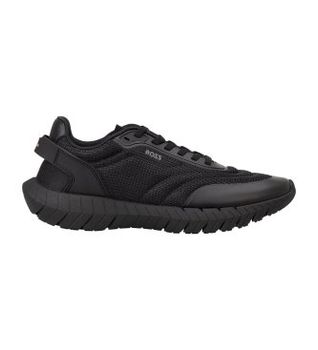 BOSS para hombre. 50568946 Zapatillas Motion negro (40), Plano, Cordones, Casual, Mesh
