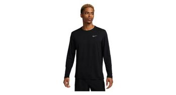 Camiseta de manga larga nike  strong uv  strong  miler negra hombre