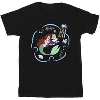 disney camiseta the little mermaid reading a book para hombre