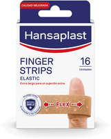 hansaplast elastic tira para dedos 16 uds