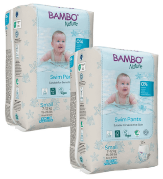 Bambo Nature Pañales Baño T-S (7-12 Kg) 2x12 uds