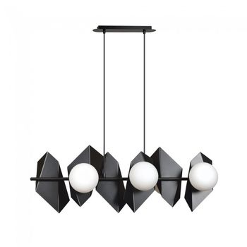Regleta de techo escena negro (6 luces)