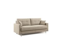 megan sofa convertible en microfibra extraible 168 cm mat 120x197 taupe