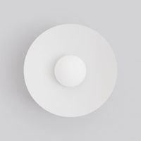 aplique de pared osum m blanco opal