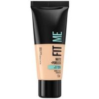 maybelline new york base de maquillaje fit me matte  poreless para mujer