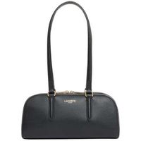 lacoste bolso de mano bolso de hombro champs-elysees cuero negro para mujer