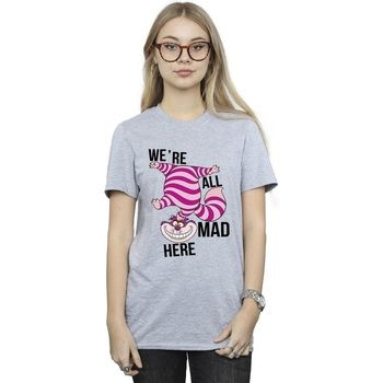 Disney Camiseta Alice In Wonderland All Mad Here para mujer