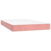 colchon matrimonial  colchon de cama  colchao de muelles ensacados terciopelo rosa 120x200x20 cm