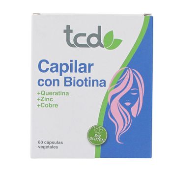 TCuida Capilar con Biotina 60 capsulas