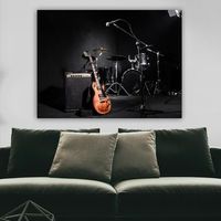pintura decorativa lienzo 21419484470100 multicolor 70x100 cm
