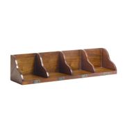 estante de madera marron anch 90 cm