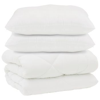 Edredón | Duvet Con Almohadas 3 Piezas Microfibra Y Plumas De Pato