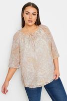yours blusa rosa cachemira con lazada mujer curvy y tallas grandes yours