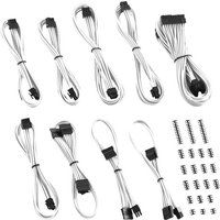 cablemod classic modmesh c-series rmi  rmx power cable kit - white white