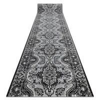 alfombra de pasillo bcf morad wiosna roseton gris 80 cm 80x940 cm