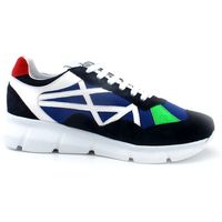 l4k3 deportivas moda new big sneaker running tricolor blu verde rosso f53-new para hombre