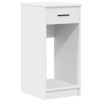 torre de ordenador con cajon blanco 35x45x77 cm vidaxl