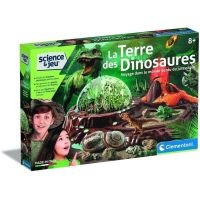 kit de terrario prehistorico clementoni mundo de dinosaurios volcan y fosiles para ninos