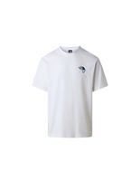 camiseta the north face u explore carabiner relaxed ss tnf blanco hombre