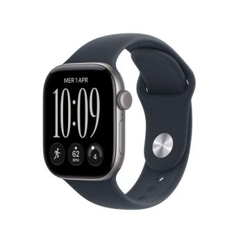 Apple Watch Series 12 GPS + Cellular 42mm Caja de Aluminio Gris con Correa Deportiva Azul Marino M/L