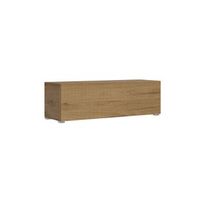 mueble de tv abatible con paso de cables l1336 h40 p392 con patas de roble natural