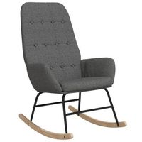 sillon de salon  silla mecedora de tela gris claro