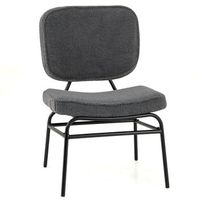 silla de comedor con asiento curvo y ampamp respaldo silla de cocina sherpa silla tapizada gris