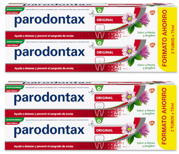 Parodontax Original Pasta Dientes Menta y Jengibre 4x75 ml