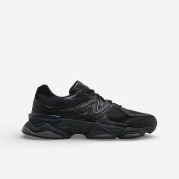 New Balance Zapatillas 9060 Triple Black Leather para mujer