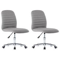 pack 2 uds sillas de comedor  silla de cocina  mueble de comedor tela gris claro
