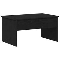 mesa de centro 80x505x415 cm madera - negro